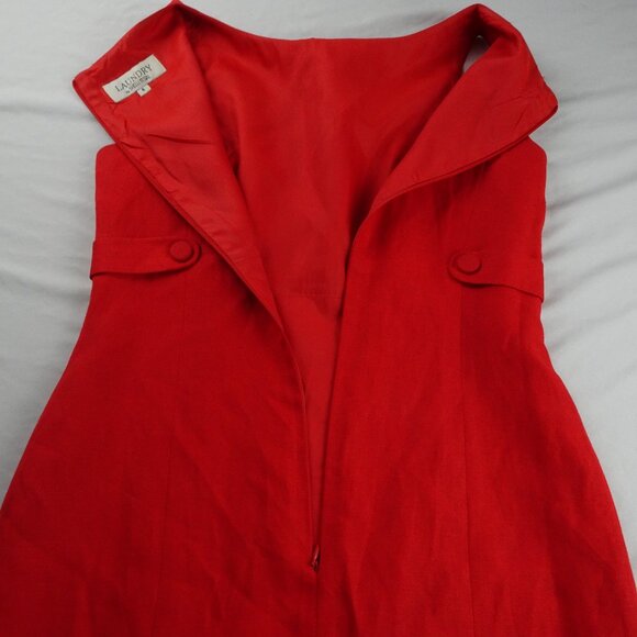Vintage Laundry by Shelli Segal Women Red Dress Size 6 - Picture 3 of 10